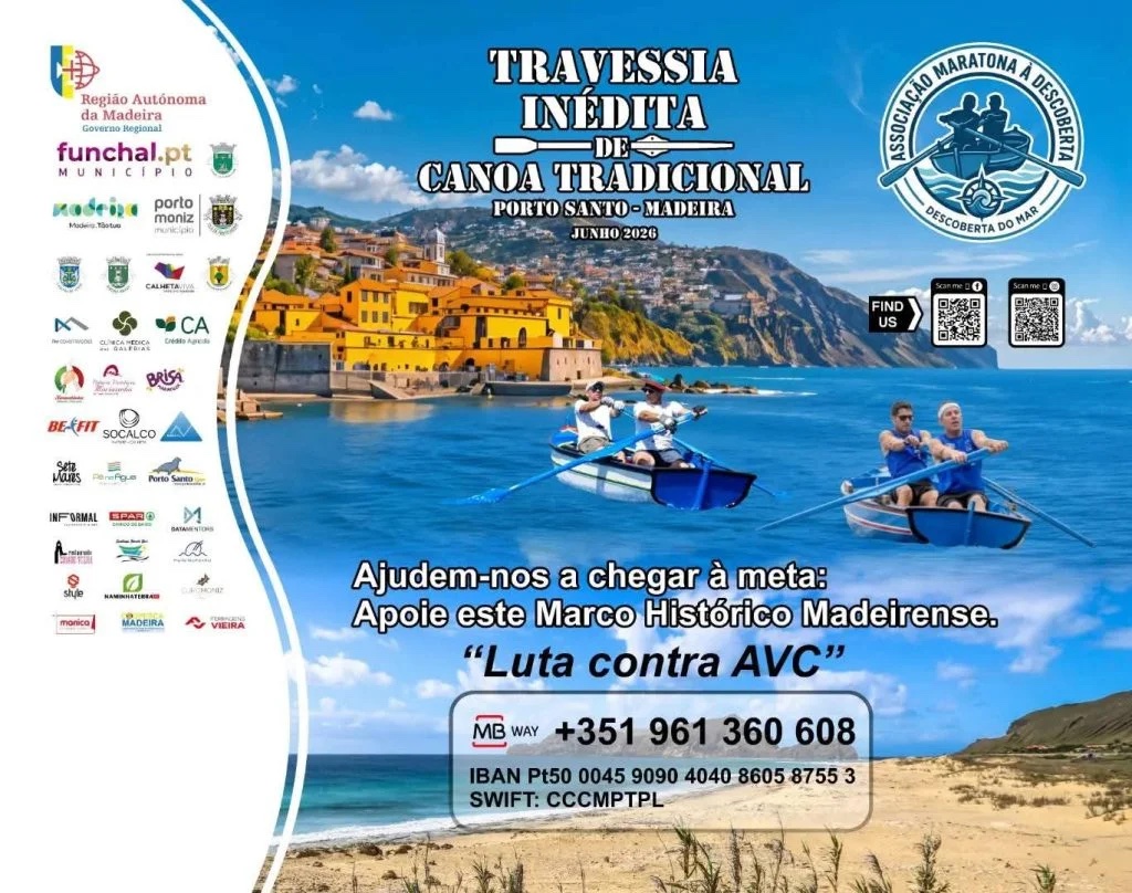 Travessia Inédita de Canoa Tradicional Porto Santo - Madeira